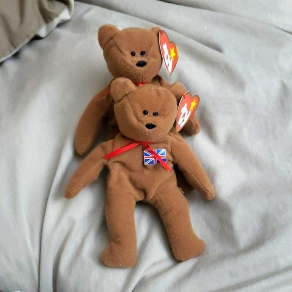 Teenie Beanie Babies Britannia the‎ Bear